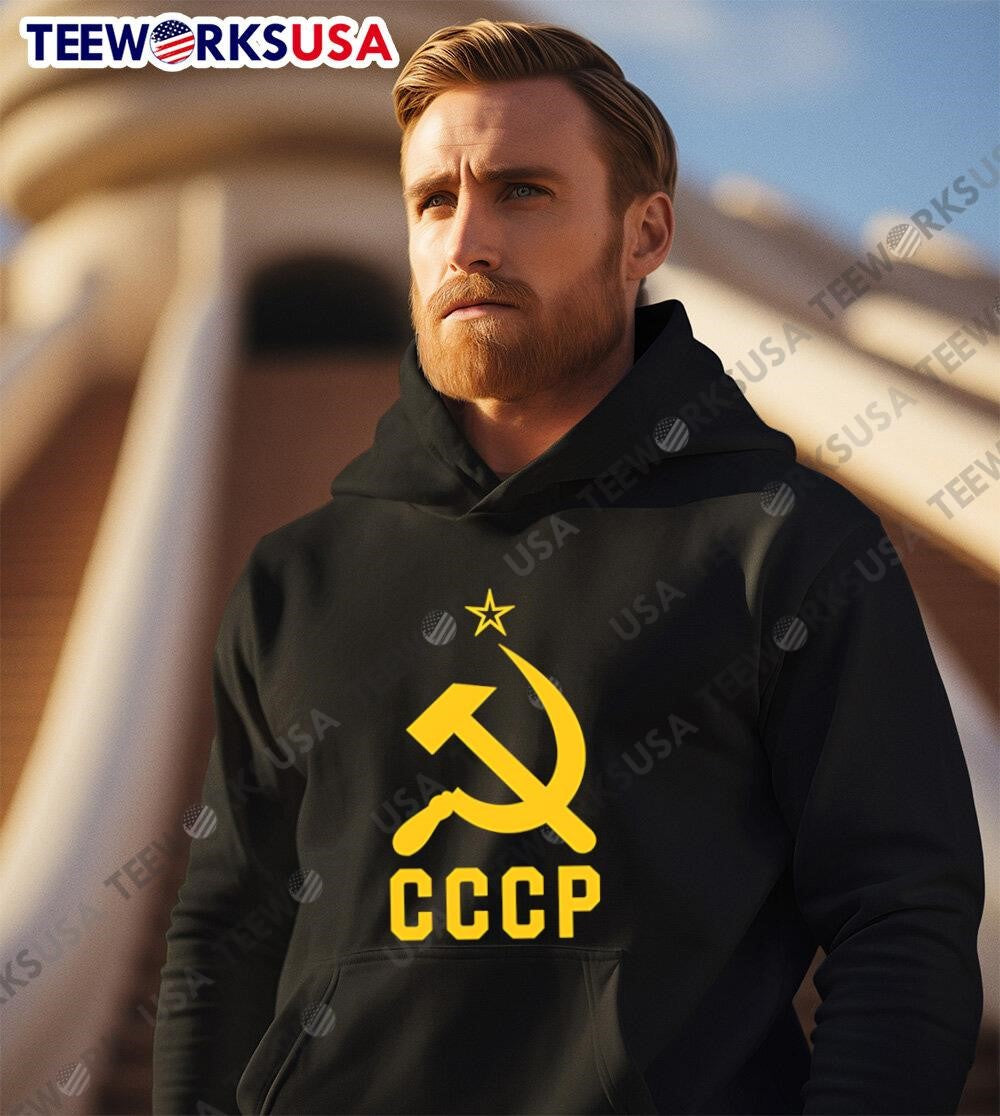 Jd Vance Wearing Cccp Social Communist Soviet - Adult & Kids T-Shirts, Sweatshirts & Hoodies apparel design preview 2