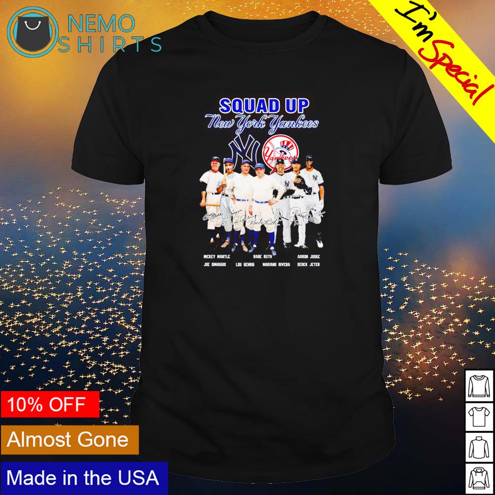 New York Yankees squad up players - Adult & Kids T-Shirts, Sweatshirts & Hoodies apparel design preview 1
