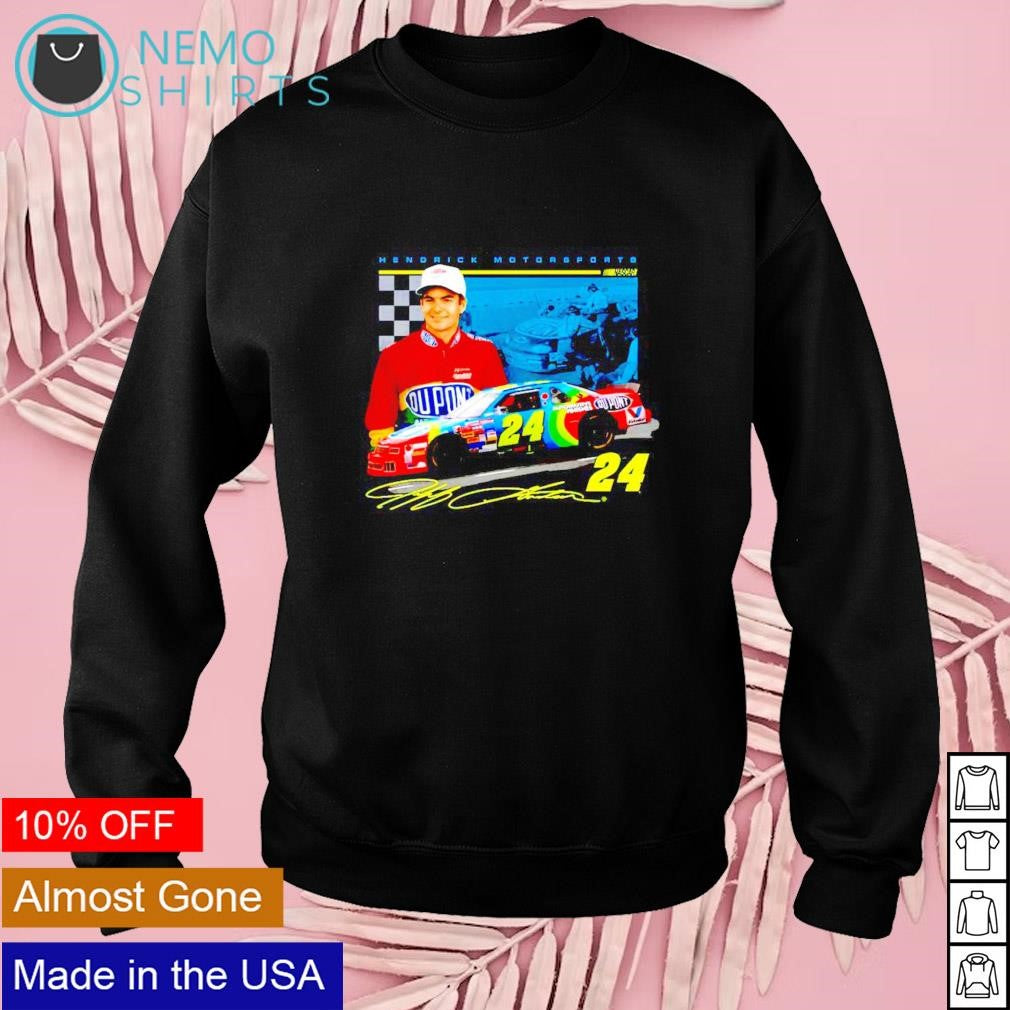 Jeff Gordon Hendrick Motorsports team legends car - Adult & Kids T-Shirts, Sweatshirts & Hoodies apparel design preview 3