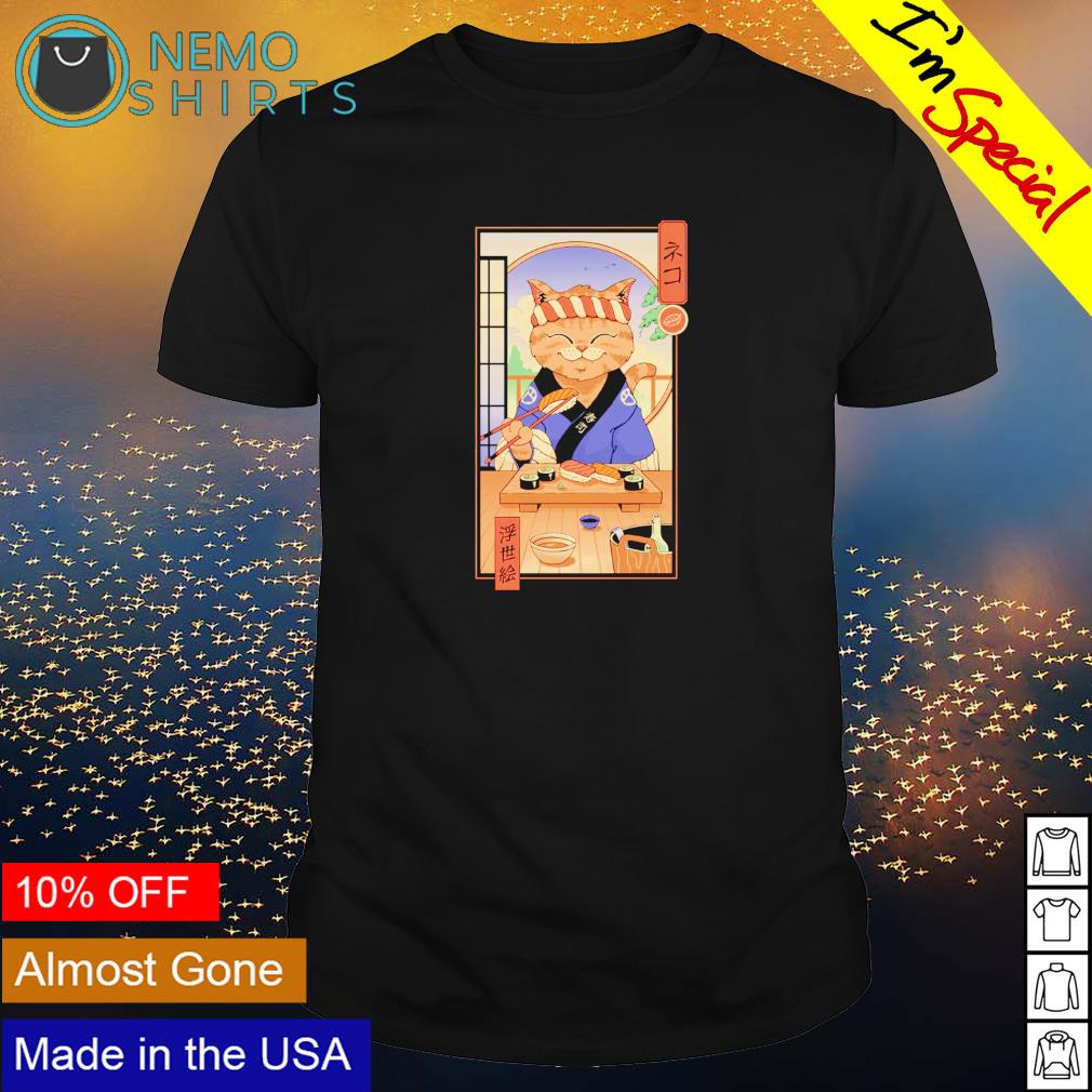Cat eating sushi - Adult & Kids T-Shirts, Sweatshirts & Hoodies product image 1