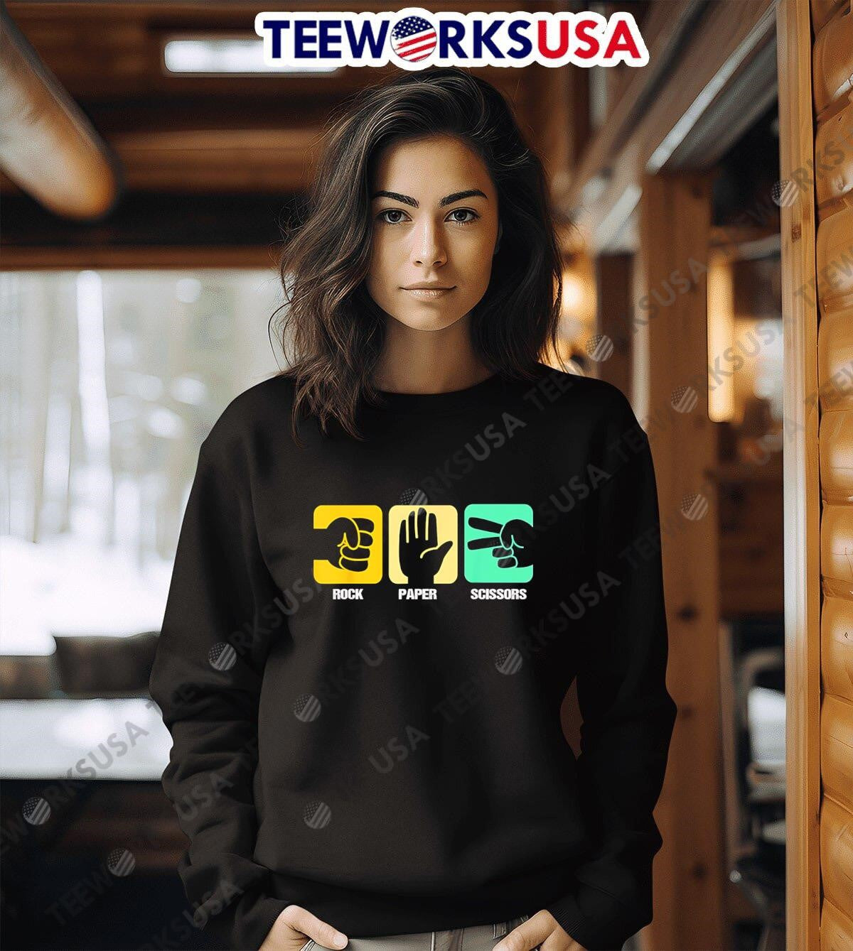 Rock Paper Scissors - Adult & Kids T-Shirts, Sweatshirts & Hoodies apparel design preview 6