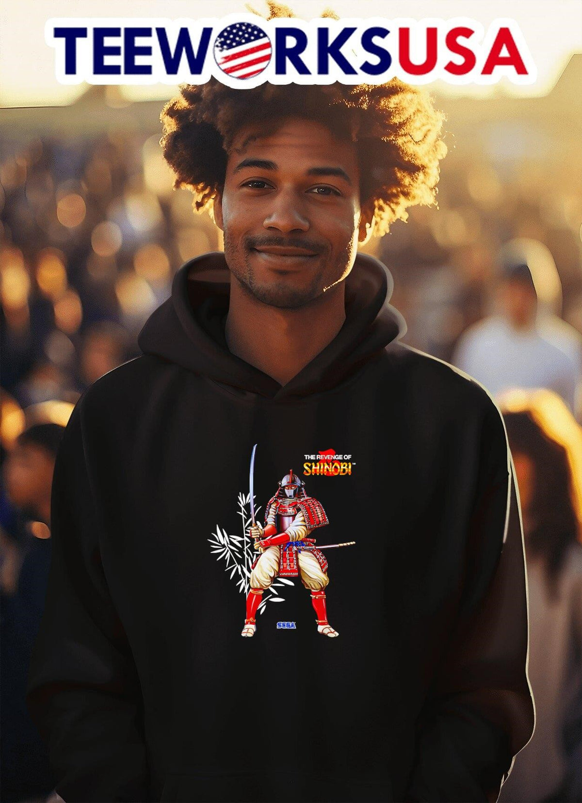 The Revenge of Shinobi Armor - Adult & Kids T-Shirts, Sweatshirts & Hoodies apparel design preview 2