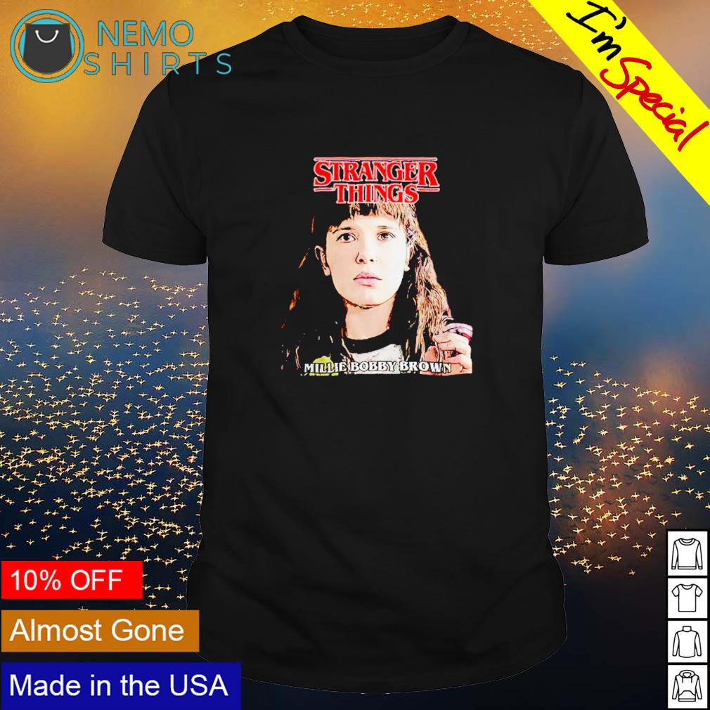 Stranger Things Eleven millie bobby brown - Adult & Kids T-Shirts, Sweatshirts & Hoodies apparel design preview 1