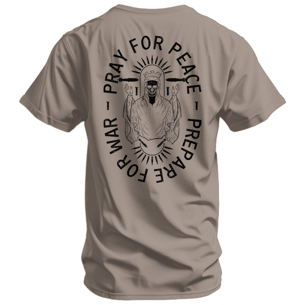Pray For Peace. Prepare War. Men's - Adult & Kids T-Shirts, Sweatshirts & Hoodies apparel design preview 20