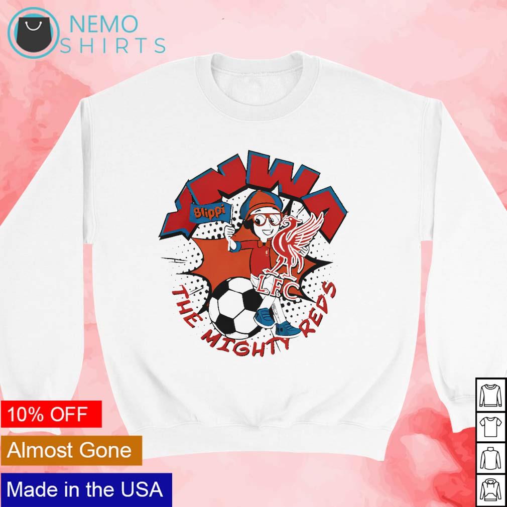 YNWA Blippi the Mighty Reds Liverpool Fc - Adult & Kids T-Shirts, Sweatshirts & Hoodies apparel design preview 3