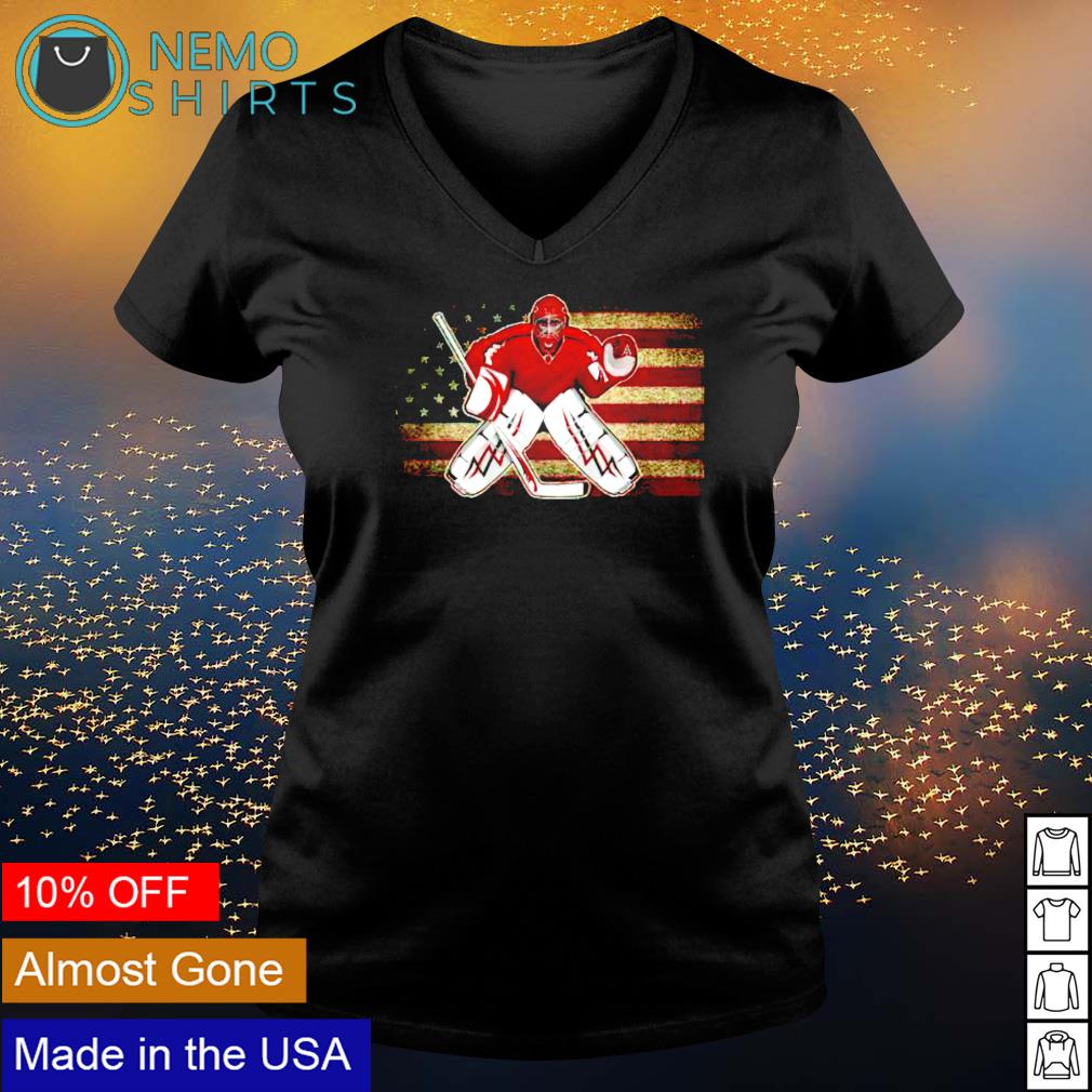 Ice hockey goalie American flag - Adult & Kids T-Shirts, Sweatshirts & Hoodies apparel design preview 5