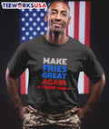 Make fries great again Trump 2024 - Adult & Kids T-Shirts, Sweatshirts & Hoodies apparel design preview 1