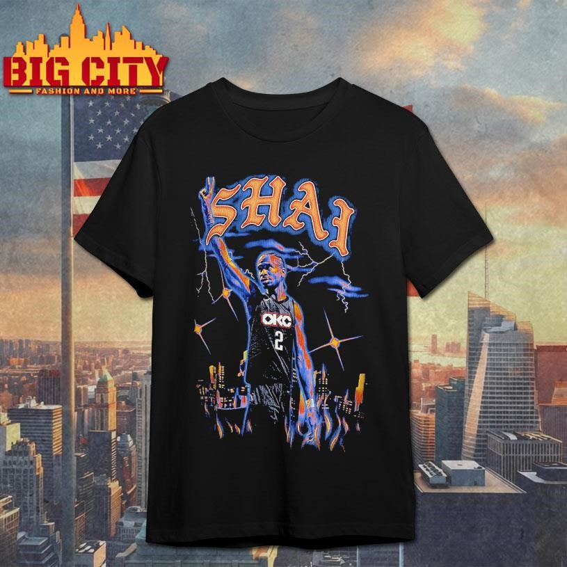 Shai Gilgeous-Alexander Oklahoma City Thunder - Adult & Kids T-Shirts, Sweatshirts & Hoodies apparel design preview 1