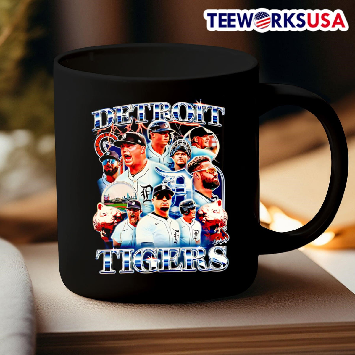 Detroit Tigers players graphic bootleg - Adult & Kids T-Shirts, Sweatshirts & Hoodies apparel design preview 3