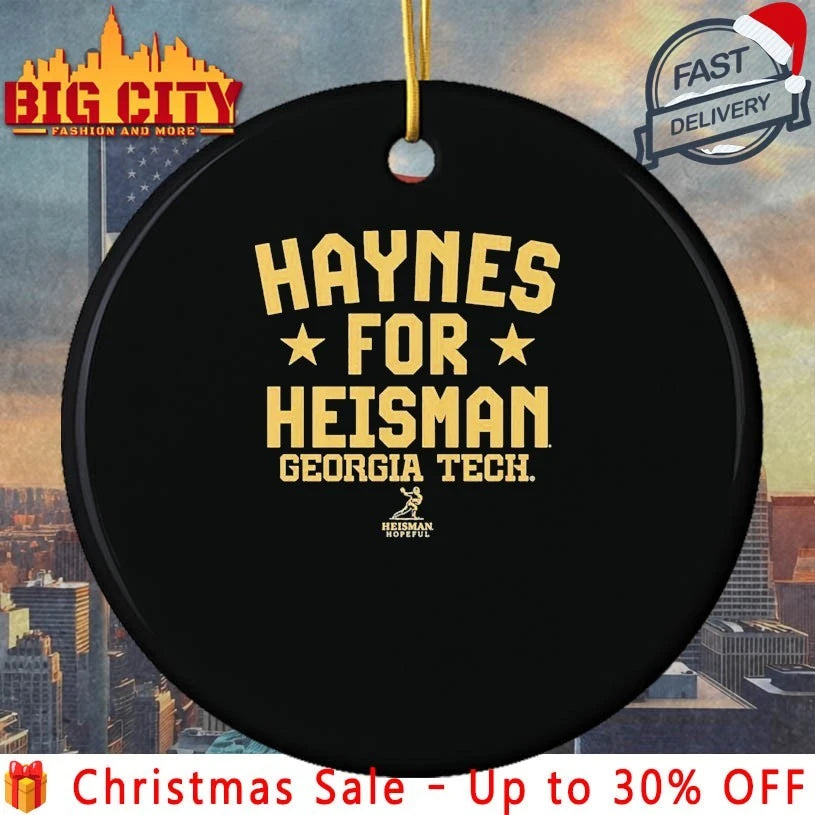Georgia Tech Yellow Jackets Haynes King For Heisman - Adult & Kids T-Shirts, Sweatshirts & Hoodies apparel design preview 3