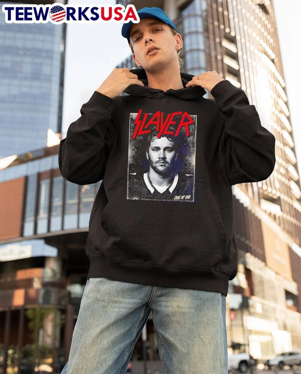 One of Slayer Nathan MacKinnon Colorado Avalanche - Adult & Kids T-Shirts, Sweatshirts & Hoodies apparel design preview 3