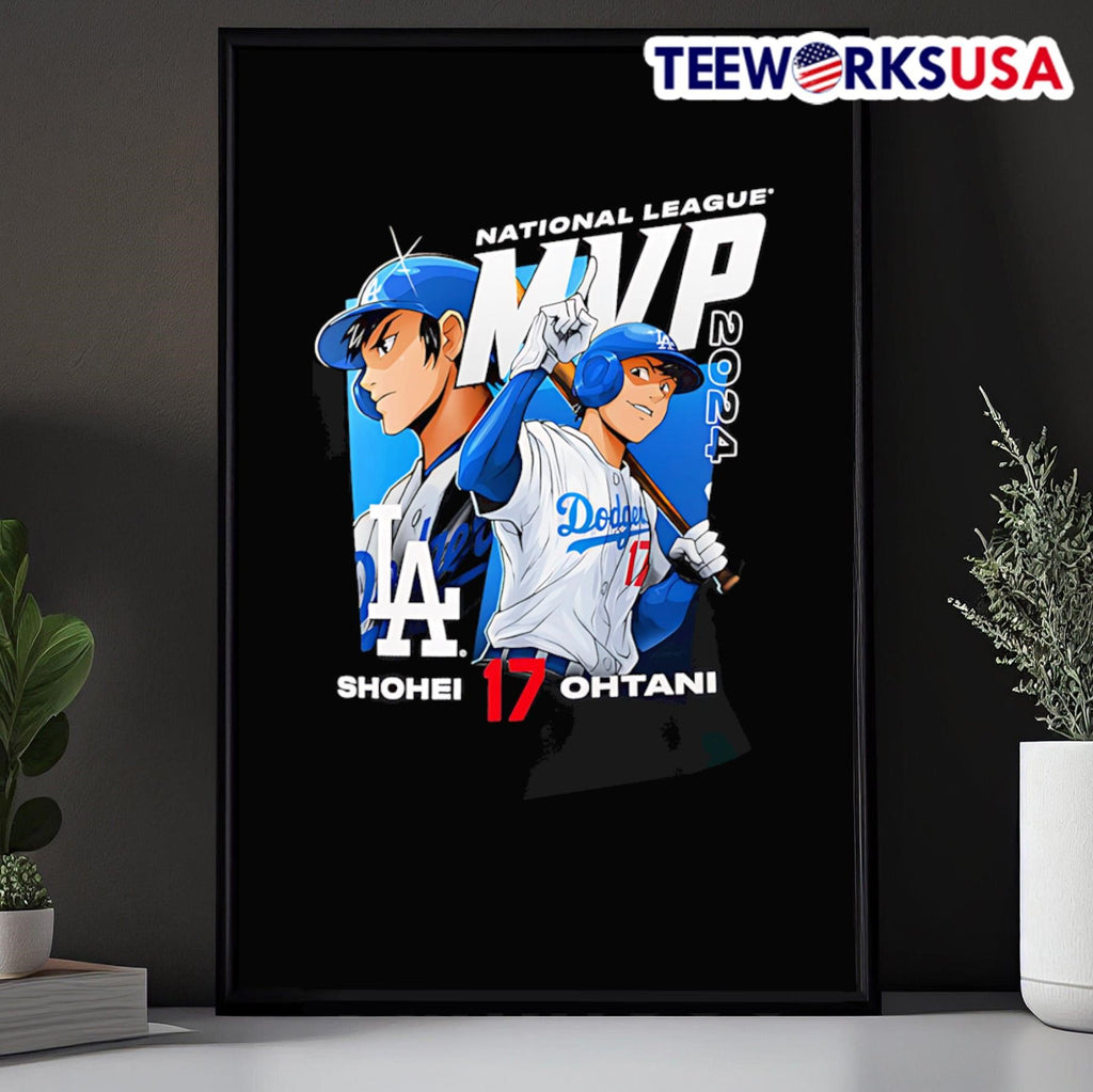 National League MVP Shohei Ohtani anime style - Adult & Kids T-Shirts, Sweatshirts & Hoodies apparel design preview 5