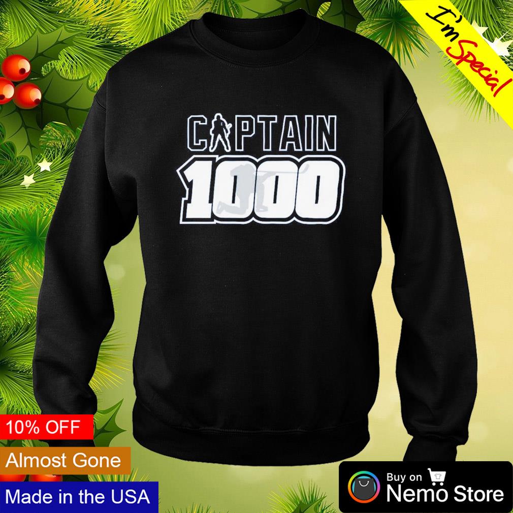 Captain 1000 Tampa Bay Lightning hockey - Adult & Kids T-Shirts, Sweatshirts & Hoodies apparel design preview 4