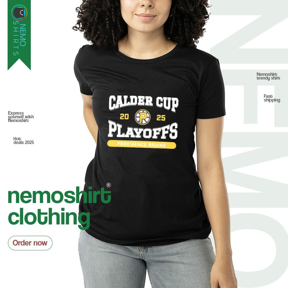 Providence Bruins 2025 Calder Cup Playoffs - Adult & Kids T-Shirts, Sweatshirts & Hoodies apparel design preview 3