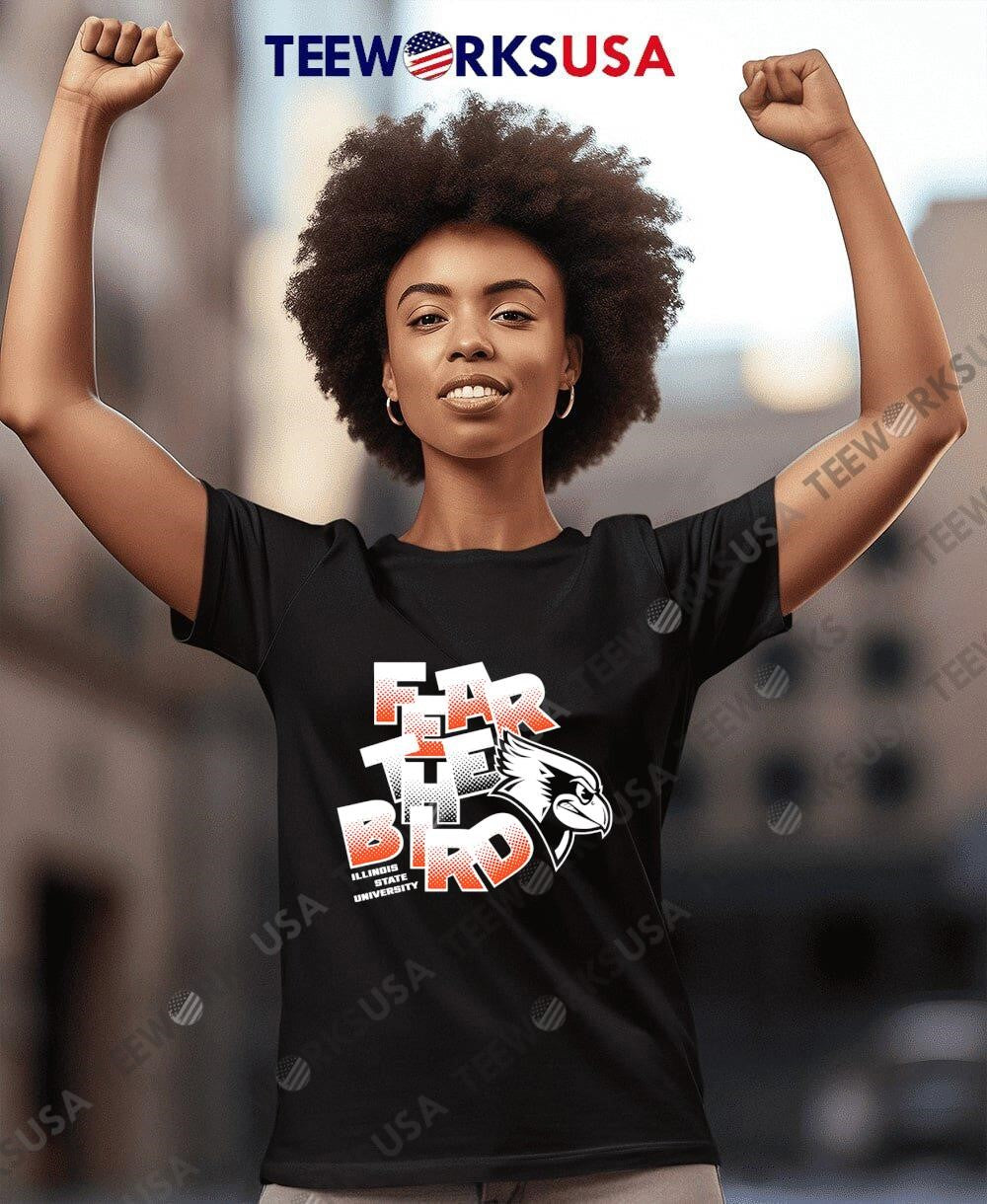 Illinois State University Fear The Bird Logo - Adult & Kids T-Shirts, Sweatshirts & Hoodies apparel design preview 7