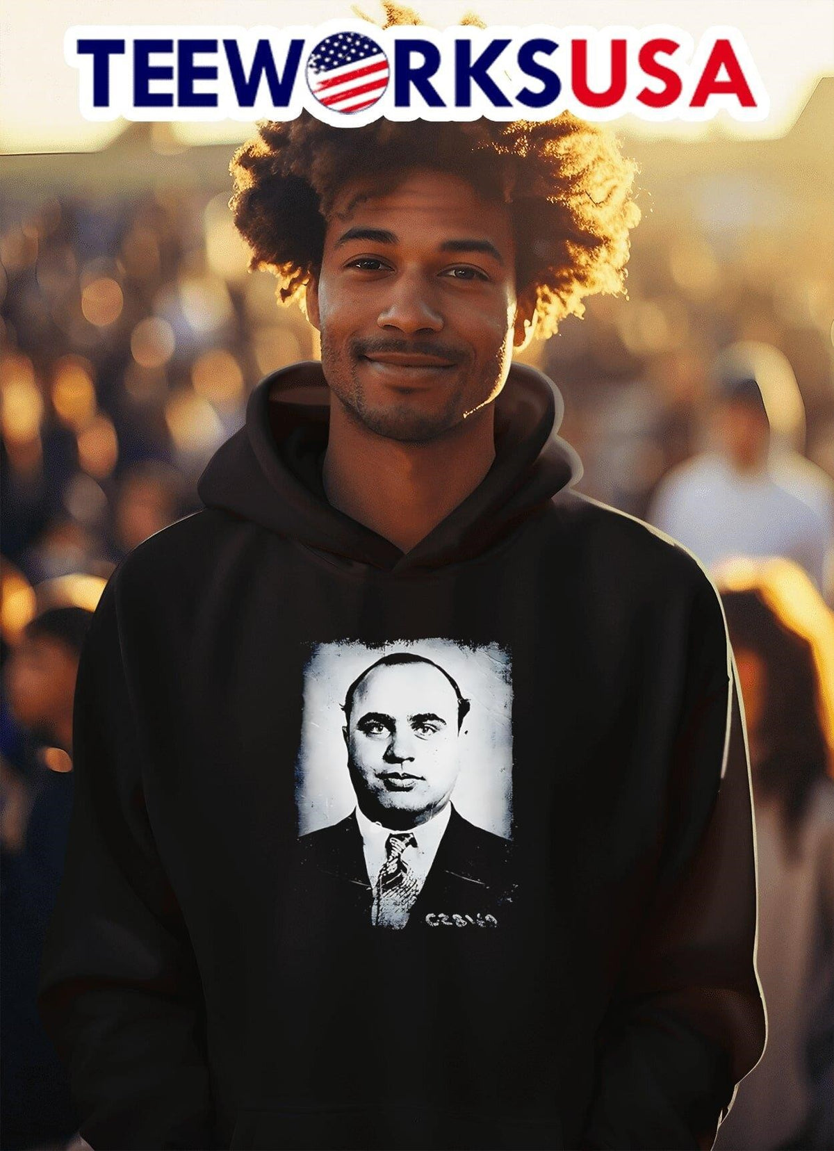 Al Capone Social Distortion - Adult & Kids T-Shirts, Sweatshirts & Hoodies apparel design preview 2