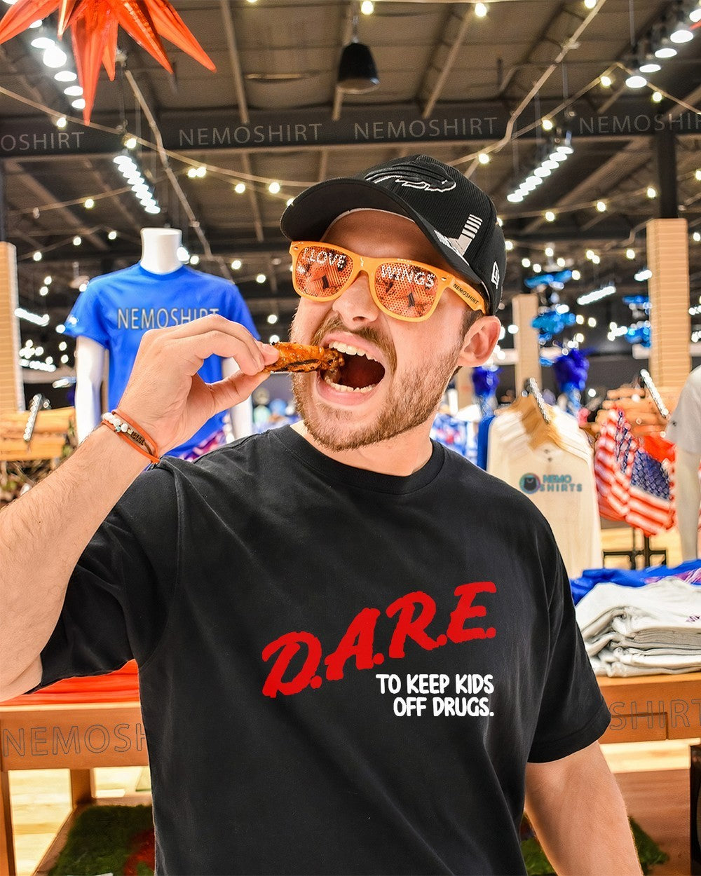 Dares to keep kid off drugss - Adult & Kids T-Shirts, Sweatshirts & Hoodies apparel design preview 1