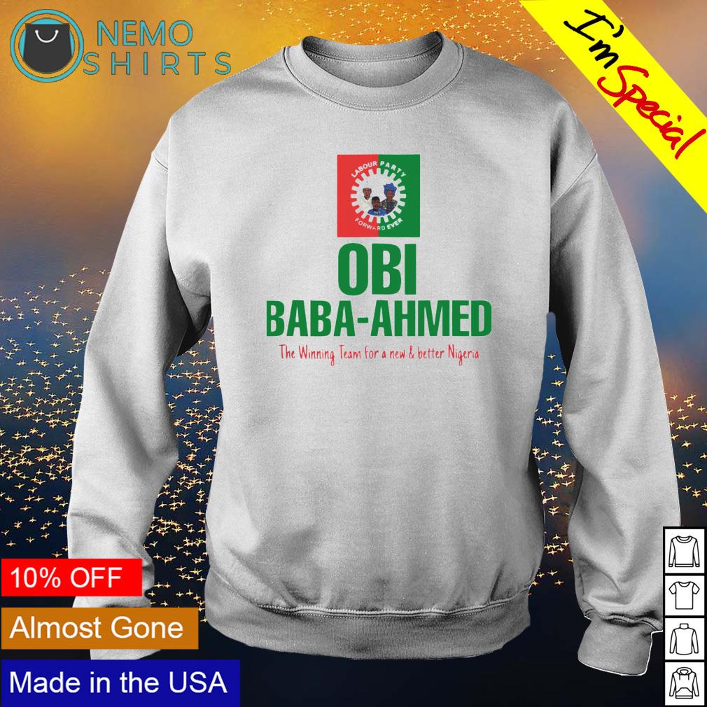 Obi Baba-Ahmed the winning team for a new and better - Adult & Kids T-Shirts, Sweatshirts & Hoodies apparel design preview 4