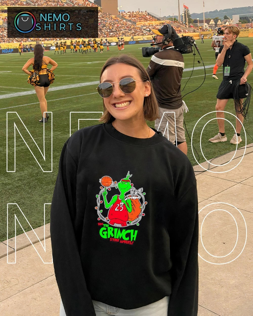 How The Grinch Stole Ankles Green Christmas - Adult & Kids T-Shirts, Sweatshirts & Hoodies apparel design preview 4