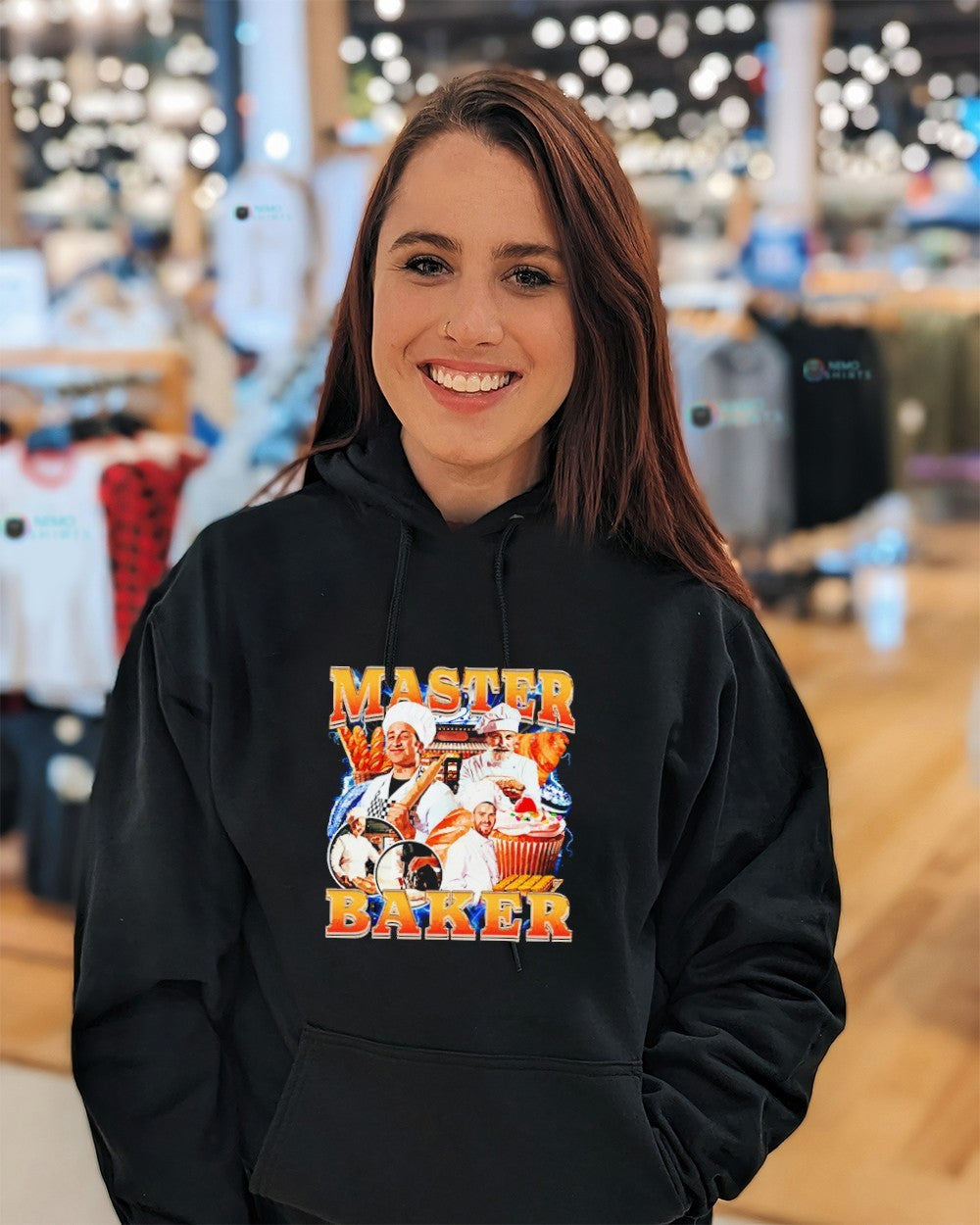 Master baker vintage graphic - Adult & Kids T-Shirts, Sweatshirts & Hoodies apparel design preview 5
