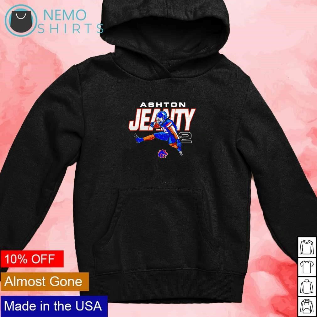 Ashton Jeanty Boise State Broncos player cartoon - Adult & Kids T-Shirts, Sweatshirts & Hoodies apparel design preview 2