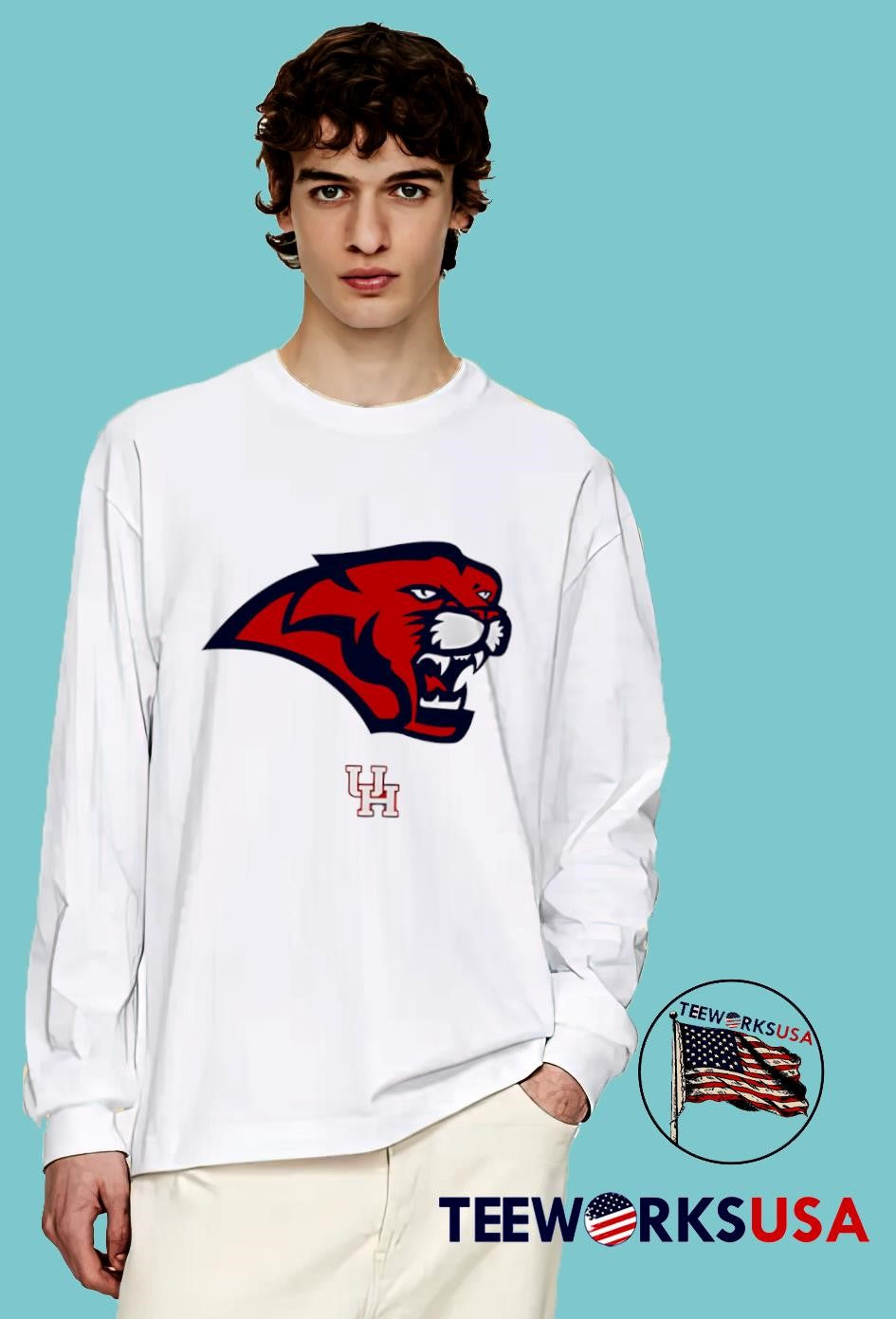 Houston Cougars 2025 Old Logo - Adult & Kids T-Shirts, Sweatshirts & Hoodies apparel design preview 4