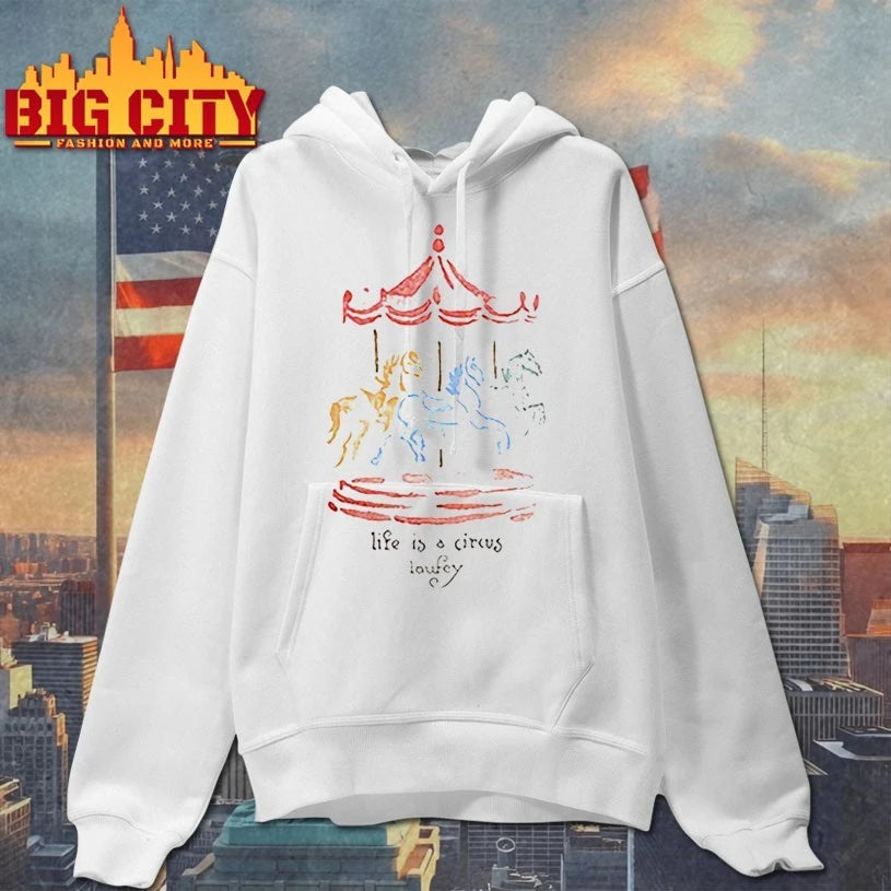 Laufey Carousel Sept 2025 Life Is A Circus Tour - Adult & Kids T-Shirts, Sweatshirts & Hoodies apparel design preview 2
