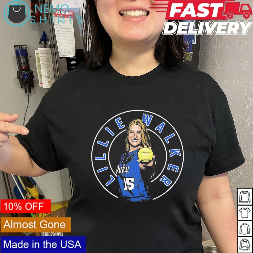 Lillie Walker Duke women's softball cartoon - Adult & Kids T-Shirts, Sweatshirts & Hoodies apparel design preview 1