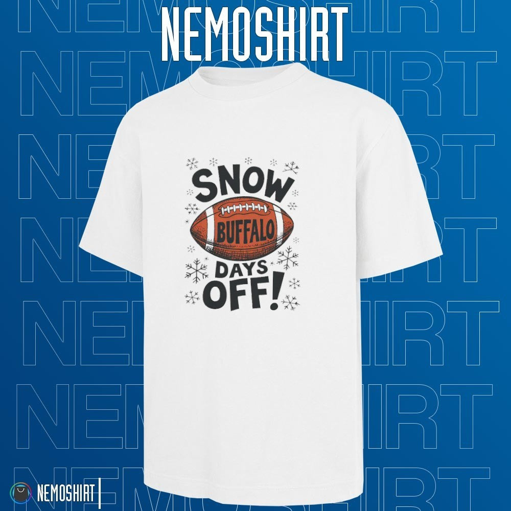 Snow Buffalo days off Bills snowflake - Adult & Kids T-Shirts, Sweatshirts & Hoodies apparel design preview 1
