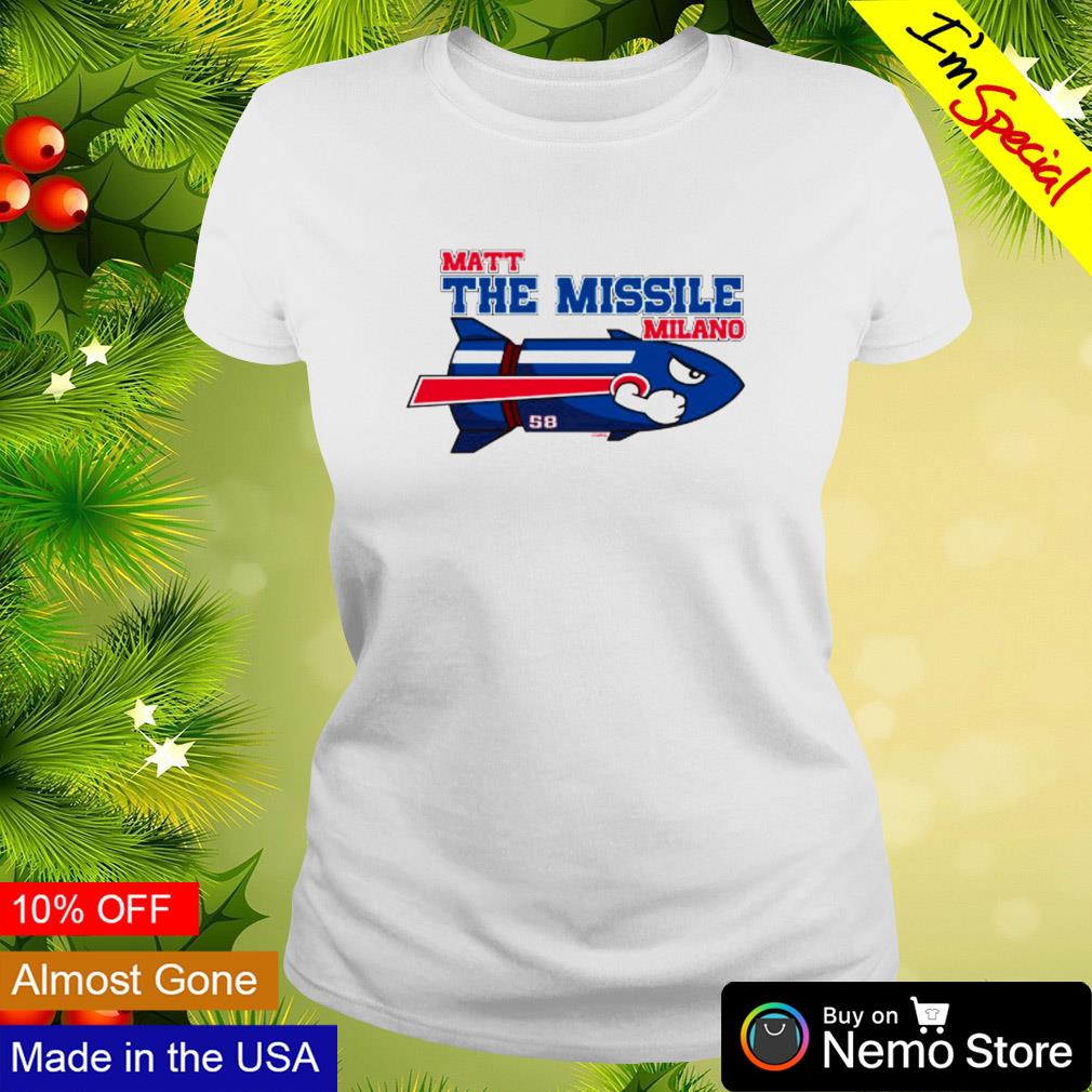 Matt the Missile Milano Buffalo Bills mafia - Adult & Kids T-Shirts, Sweatshirts & Hoodies apparel design preview 3