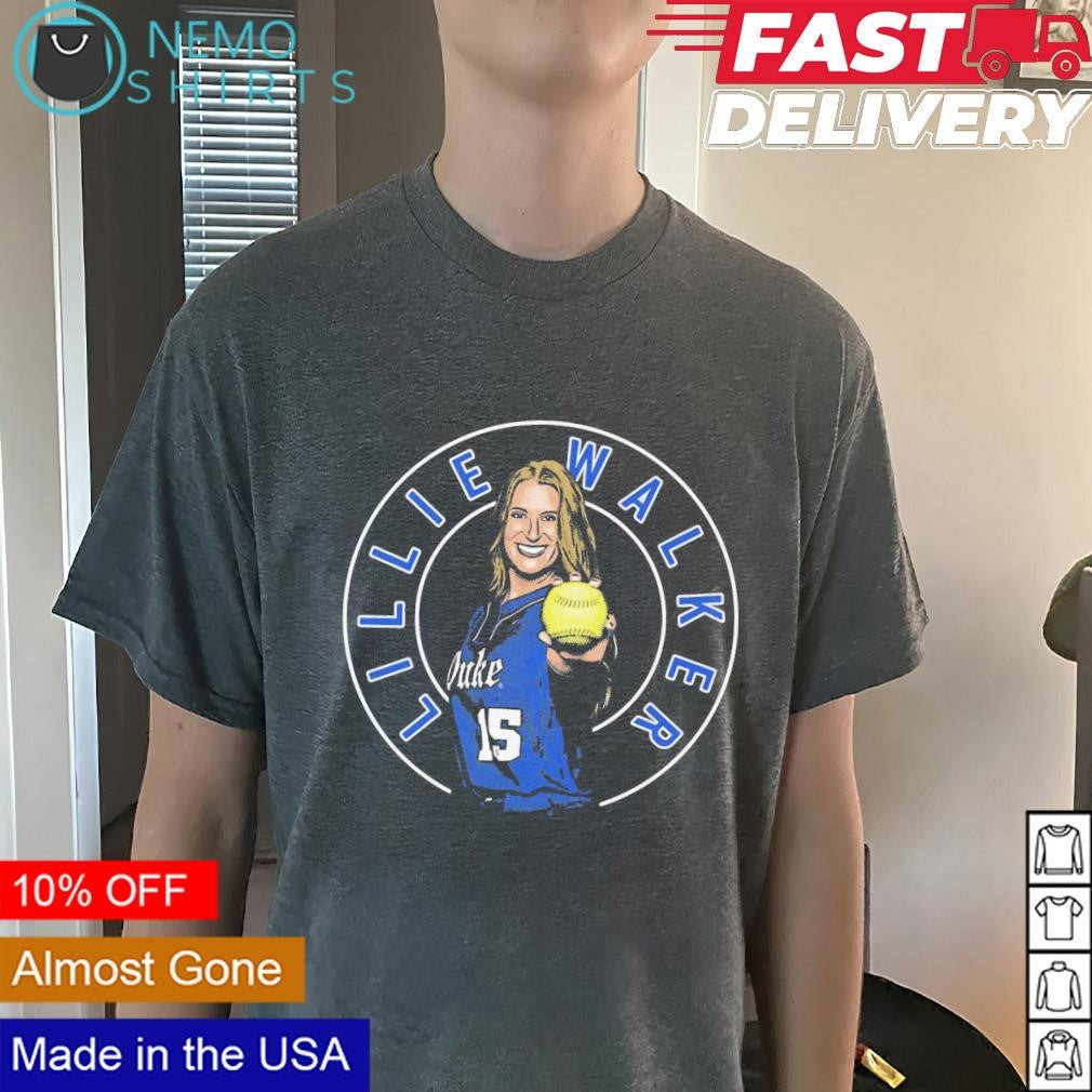 Lillie Walker Duke women's softball cartoon - Adult & Kids T-Shirts, Sweatshirts & Hoodies apparel design preview 3