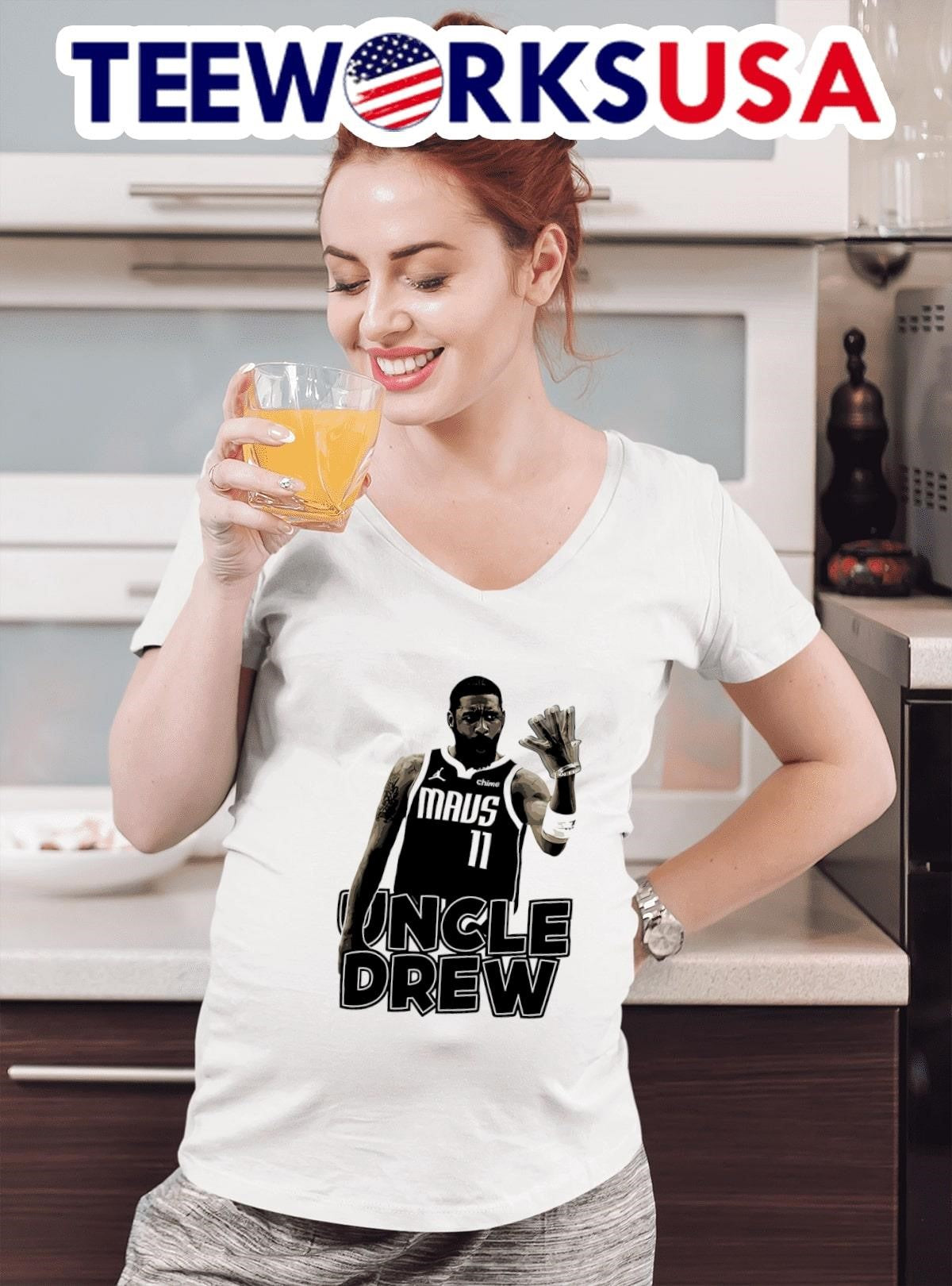 Kyrie Irving 11 Dallas Mavericks uncle drew - Adult & Kids T-Shirts, Sweatshirts & Hoodies apparel design preview 4
