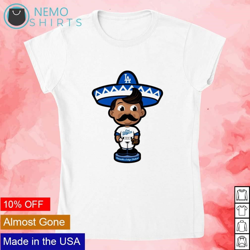 Bienvenidos bobblehead LA Dodgers - Adult & Kids T-Shirts, Sweatshirts & Hoodies apparel design preview 4
