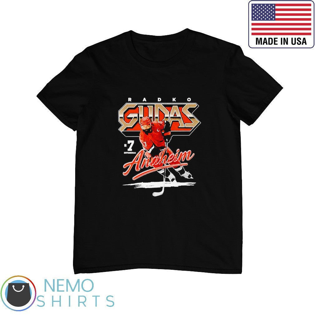 Radko Gudas Anaheim Ducks vintage graphic - Adult & Kids T-Shirts, Sweatshirts & Hoodies apparel design preview 1