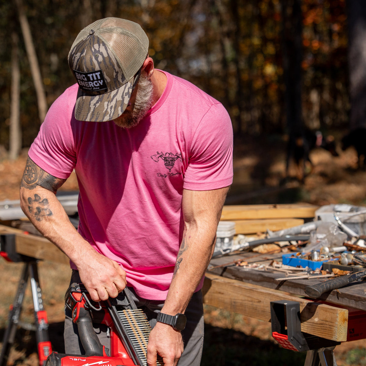 Blue Collar Hatchet Men's - Adult & Kids T-Shirts, Sweatshirts & Hoodies apparel design preview 10