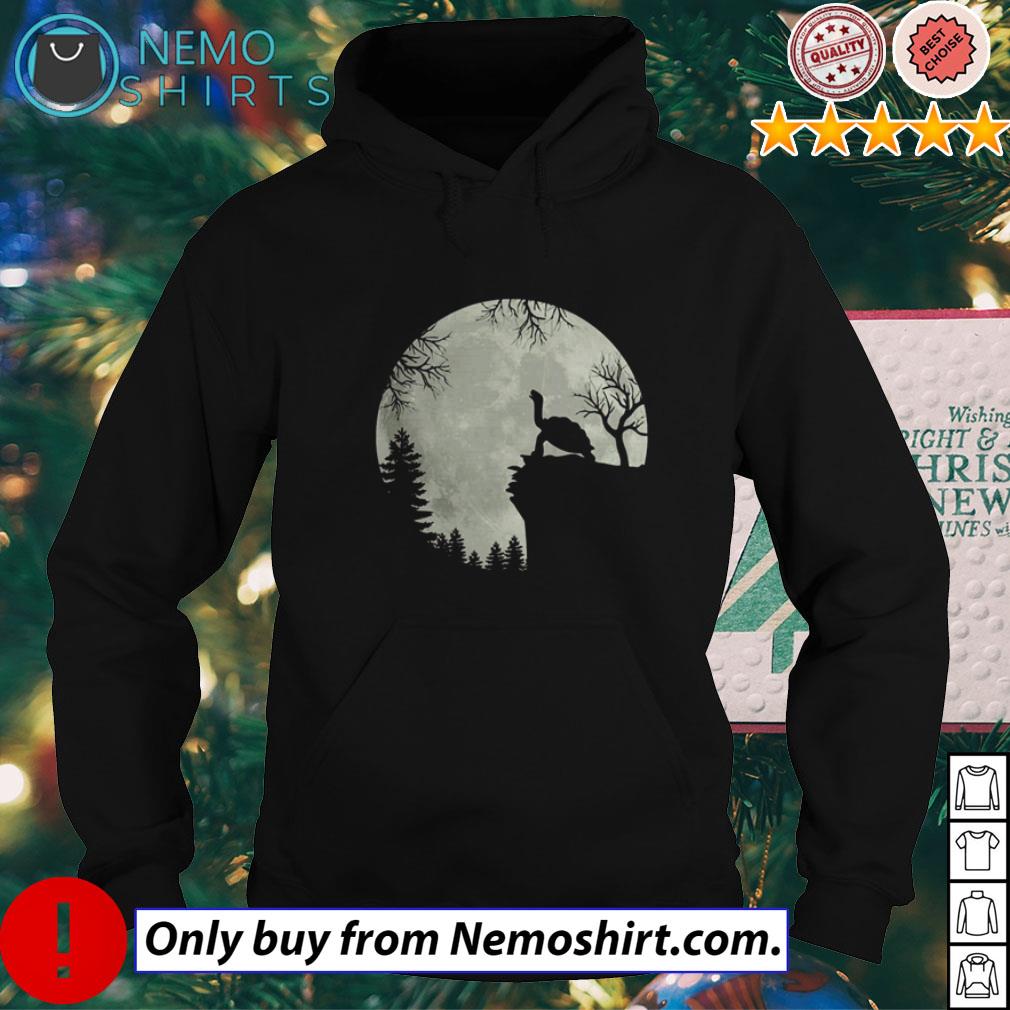Howling turtle the moon - Adult & Kids T-Shirts, Sweatshirts & Hoodies apparel design preview 2