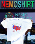 Merry Trumpmas roadmap America map Christmas - Adult & Kids T-Shirts, Sweatshirts & Hoodies apparel design preview 1