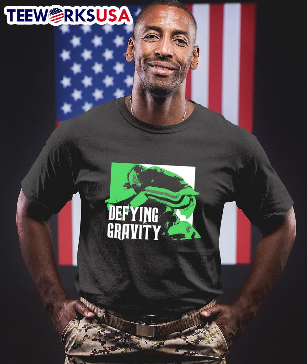 Defying gravity Saquon Barkley - Adult & Kids T-Shirts, Sweatshirts & Hoodies apparel design preview 1
