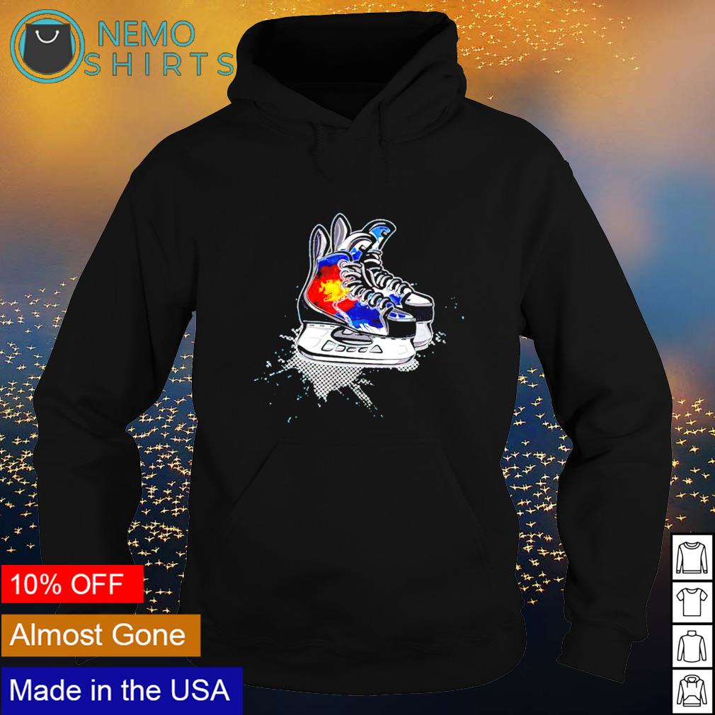 Colorado hockey skates - Adult & Kids T-Shirts, Sweatshirts & Hoodies apparel design preview 2