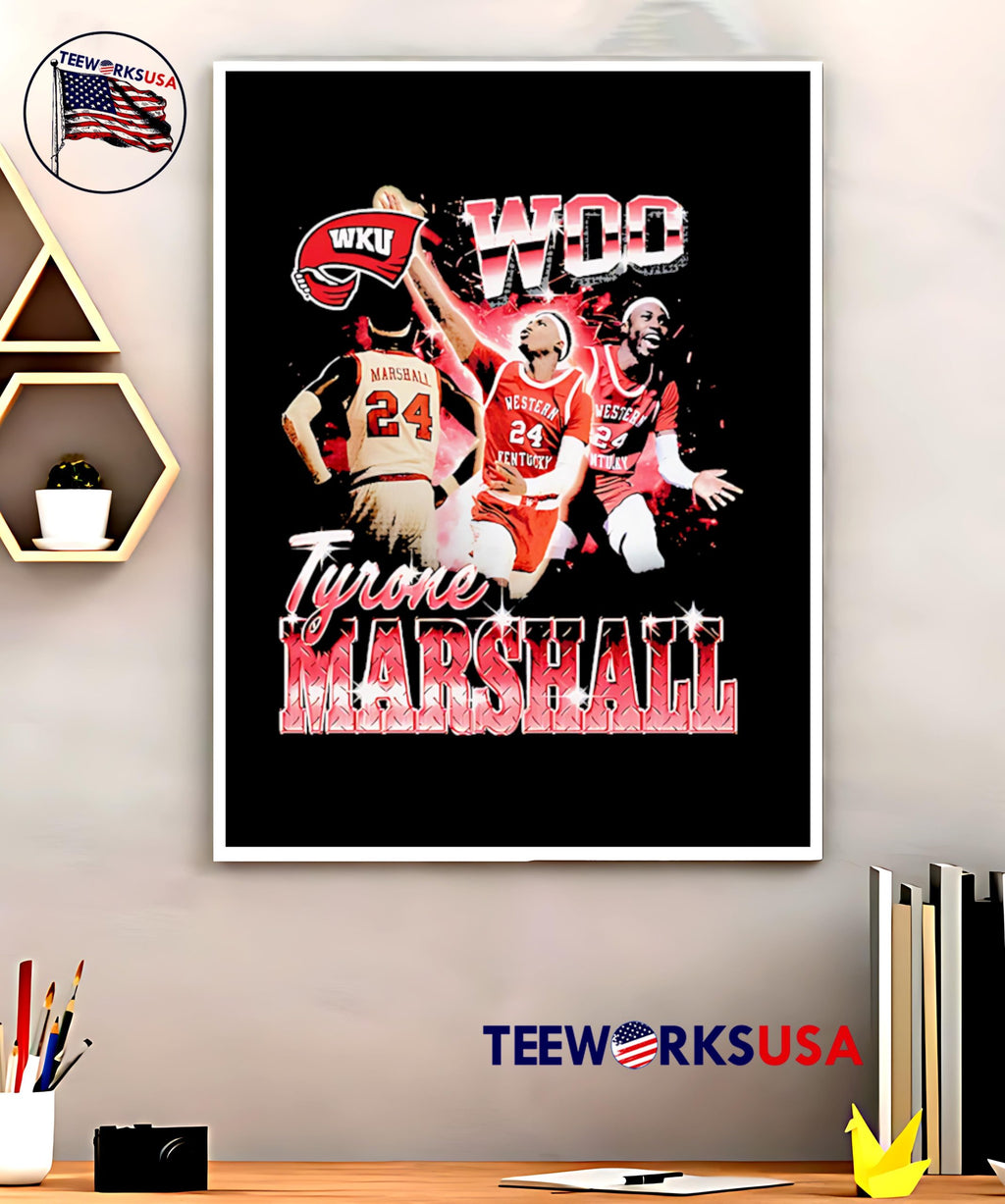 Tyrone Marshall 90s Woo WKU - Adult & Kids T-Shirts, Sweatshirts & Hoodies apparel design preview 5