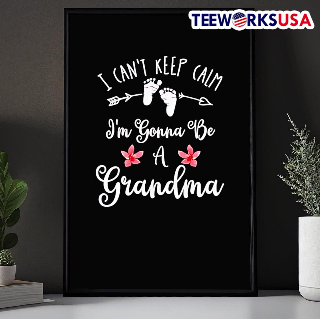 I Can't Keep Calm I'm Gonna Be A Grandma - Adult & Kids T-Shirts, Sweatshirts & Hoodies apparel design preview 5