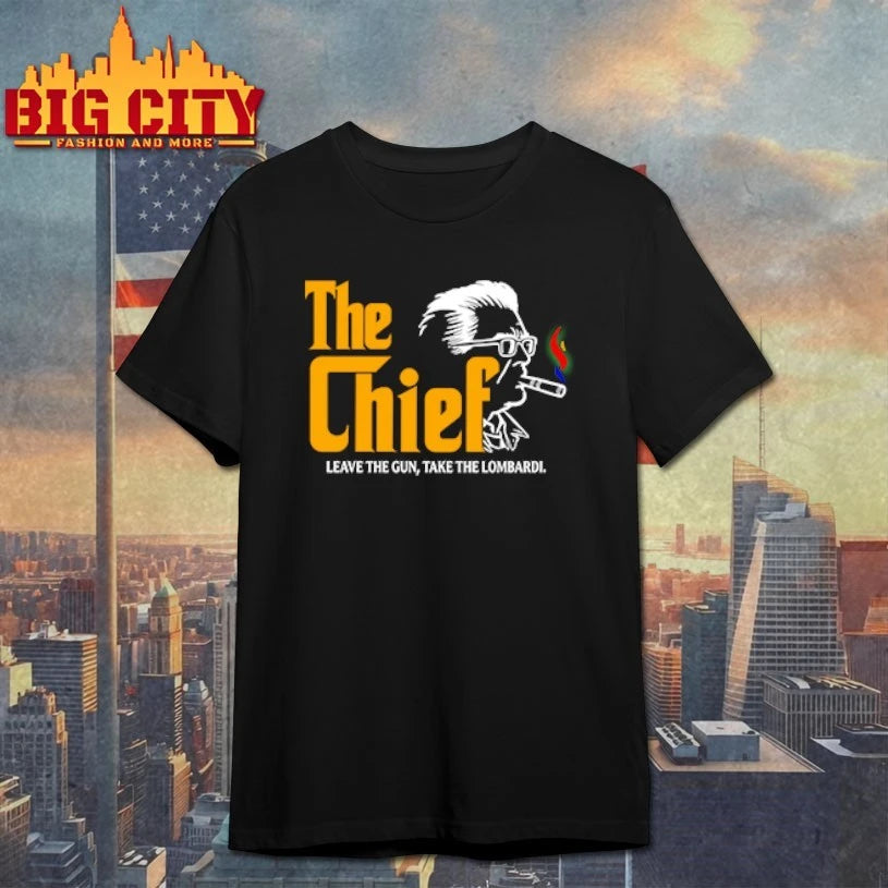 The Chief Leave Gun Take Lombardi - Adult & Kids T-Shirts, Sweatshirts & Hoodies apparel design preview 1