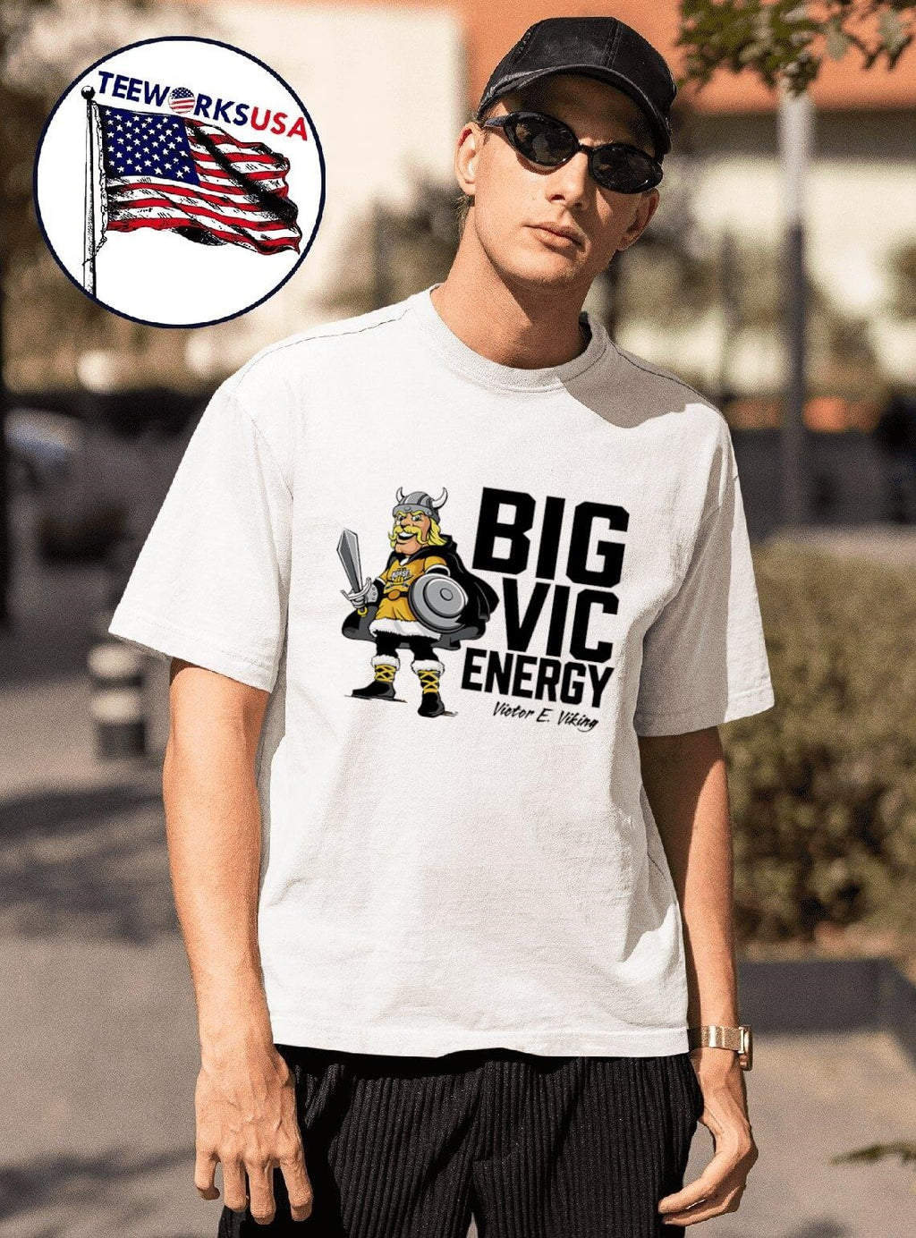 Big Vic Energy Victor E Viking - Adult & Kids T-Shirts, Sweatshirts & Hoodies apparel design preview 1