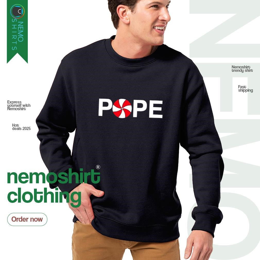Pope dilemma Leo XIV - Adult & Kids T-Shirts, Sweatshirts & Hoodies apparel design preview 4