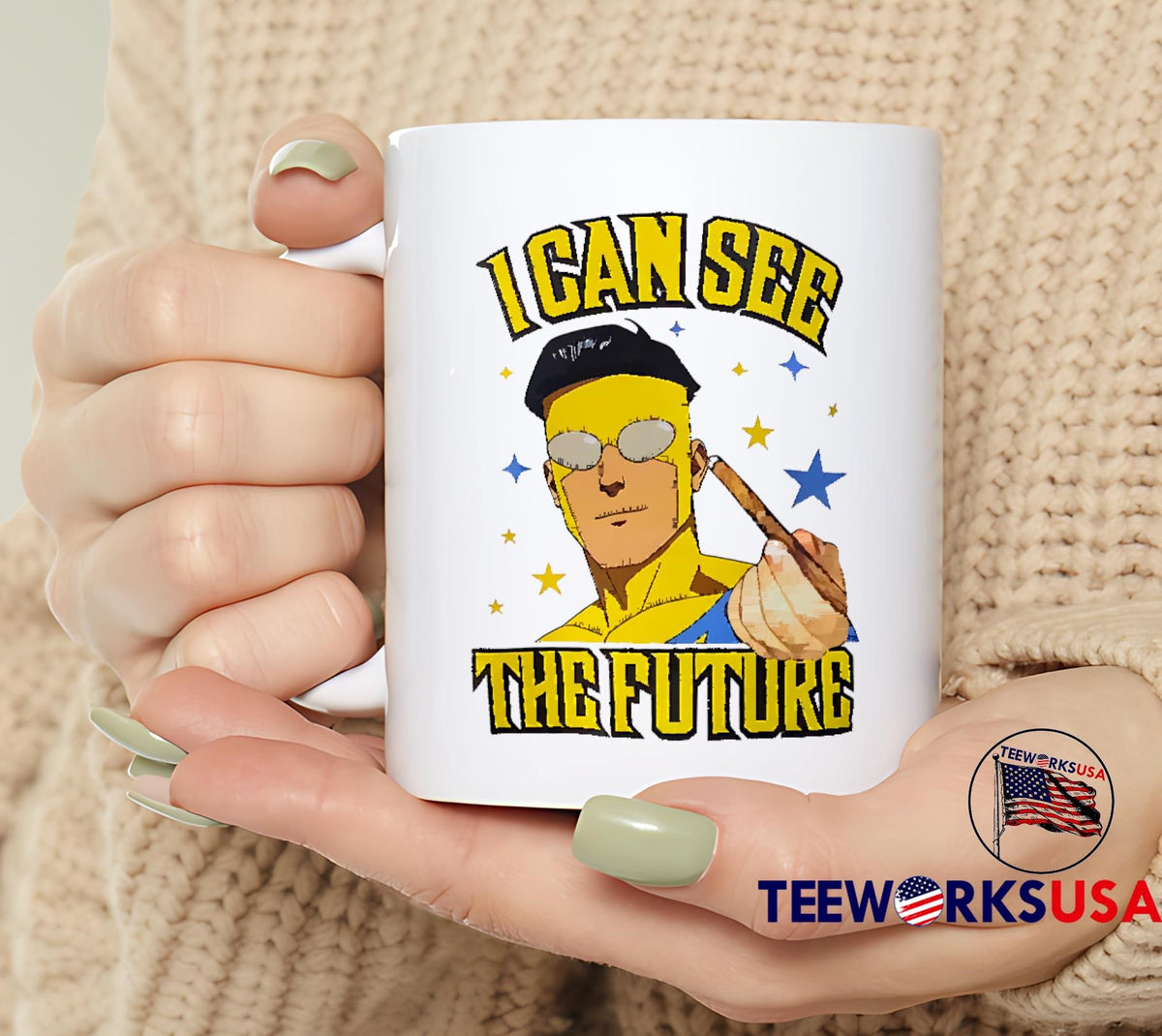Invincible I Can See The Future - Adult & Kids T-Shirts, Sweatshirts & Hoodies apparel design preview 6