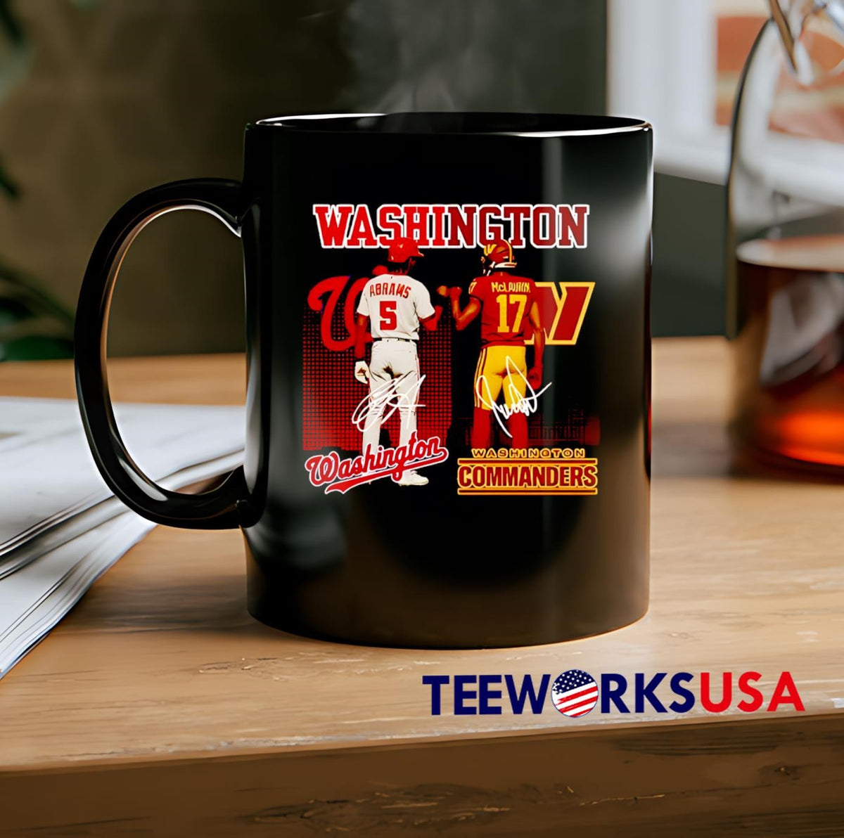 Washington commanders and nationals star power - Adult & Kids T-Shirts, Sweatshirts & Hoodies apparel design preview 2