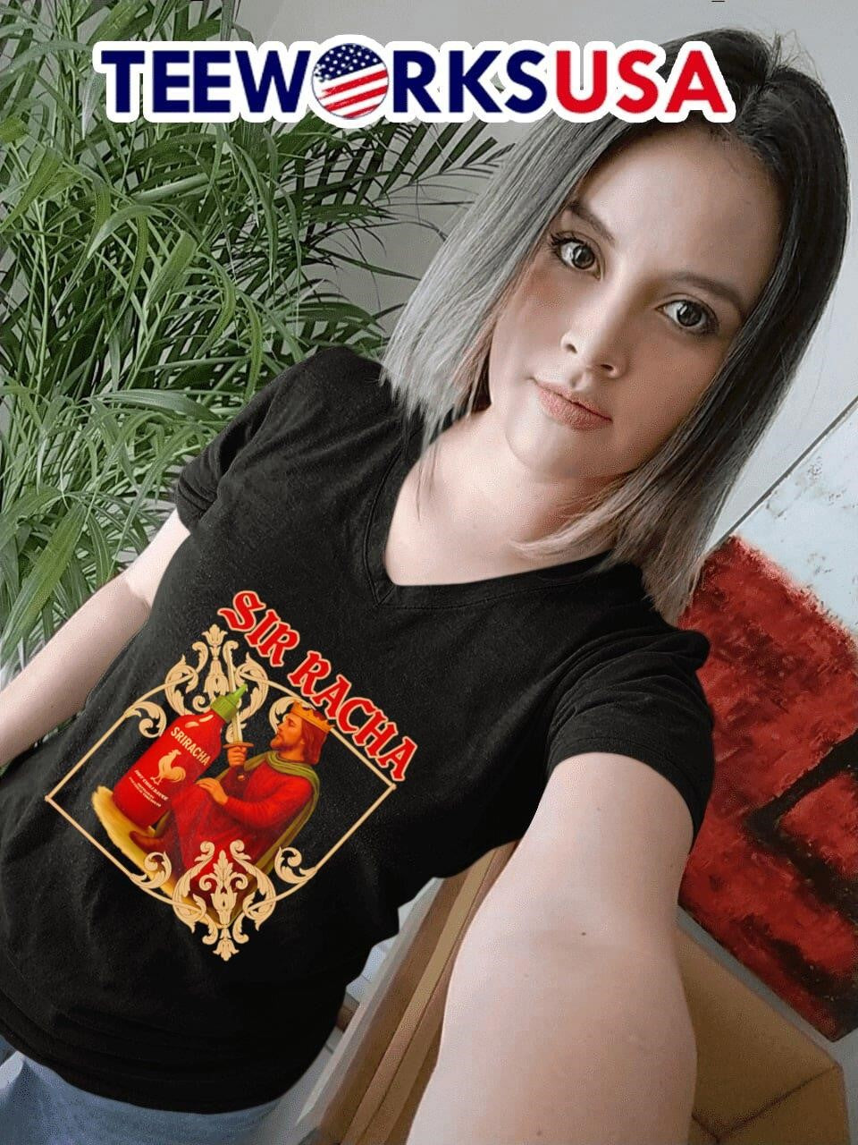 Sir Racha Sriracha Medieval - Adult & Kids T-Shirts, Sweatshirts & Hoodies apparel design preview 7