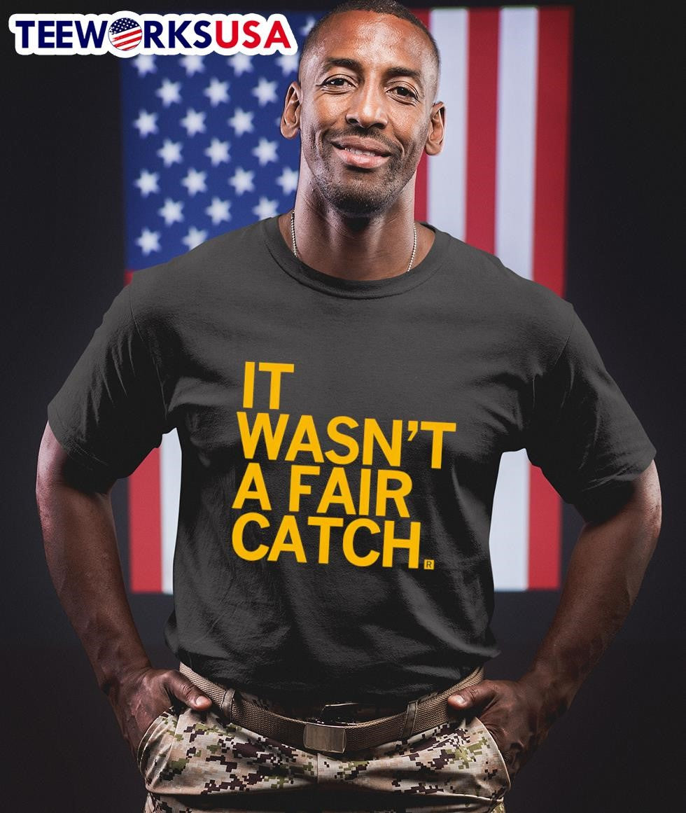 It wasn't a fair catch - Adult & Kids T-Shirts, Sweatshirts & Hoodies apparel design preview 1