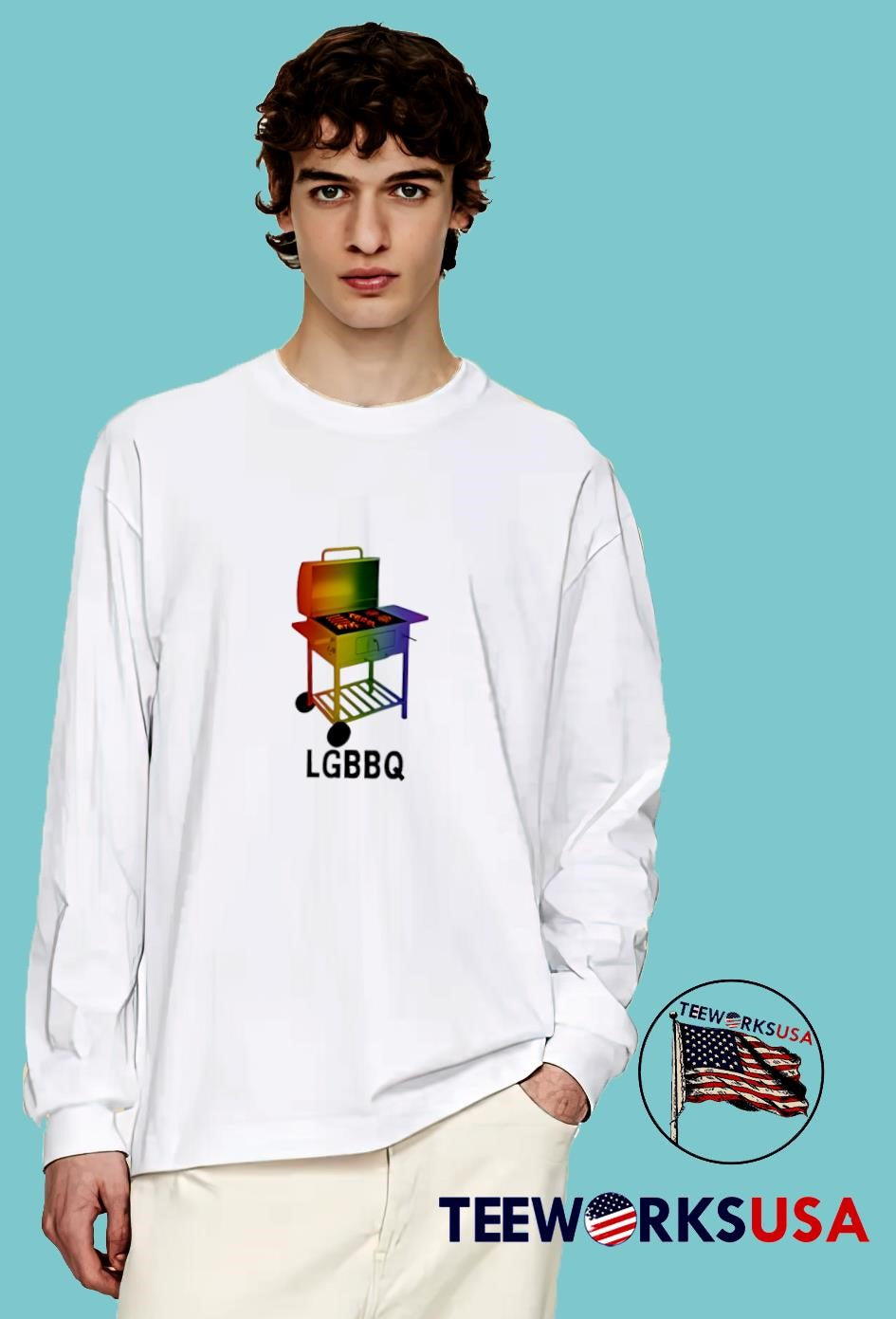 Pride core lgbbq - Adult & Kids T-Shirts, Sweatshirts & Hoodies apparel design preview 4