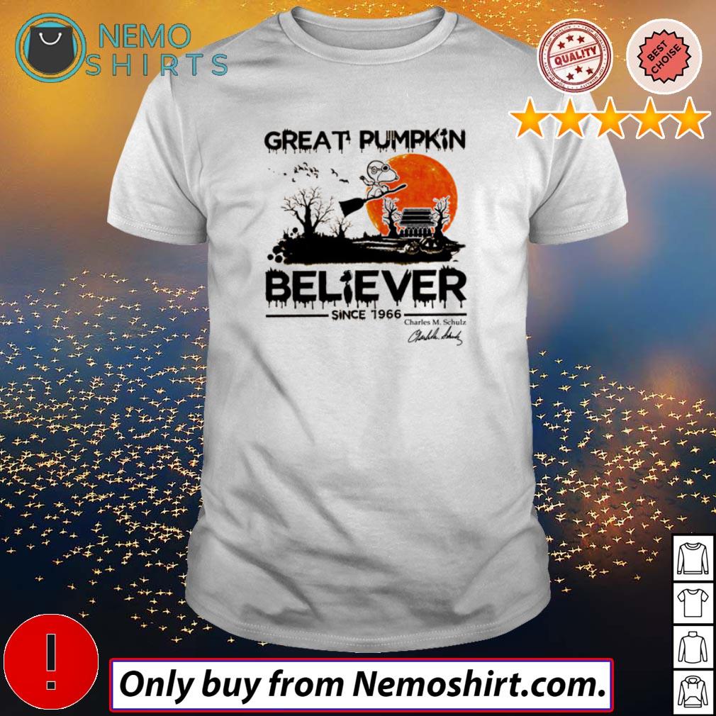 Snoopy great pumpkin believer since 1966 Halloween - Adult & Kids T-Shirts, Sweatshirts & Hoodies apparel design preview 1